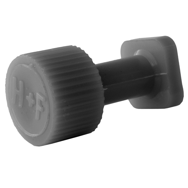 Glue tab with a smooth surface, d = 13 mm, square