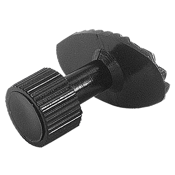 Glue tab with pyramid structure, d = 32 mm, oval / curved