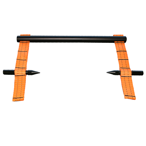 Roof bearing with a rod