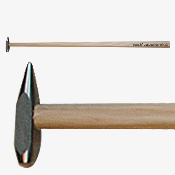 Hammer with normal head and long shaft
