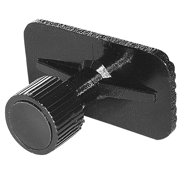 Glue tab with rough structure, d = 34 mm, rectangular, reinforced