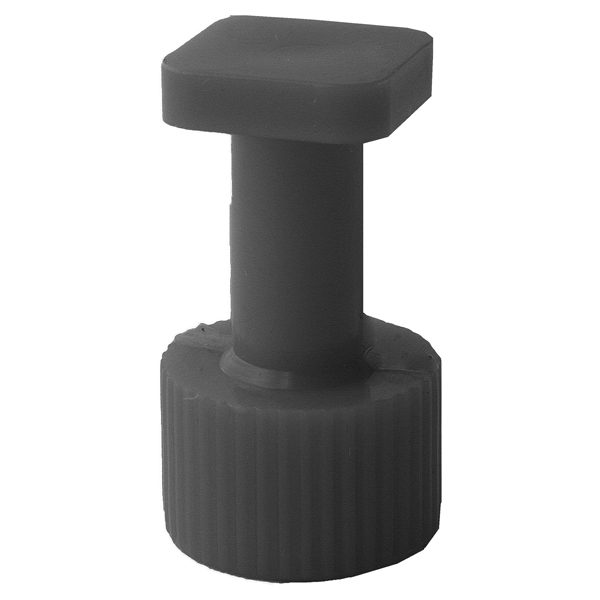 Glue tab with a smooth surface, d = 10 mm, square
