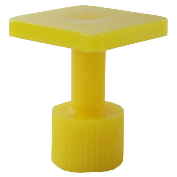 Glue tab with a smooth surface, d = 20 mm, square