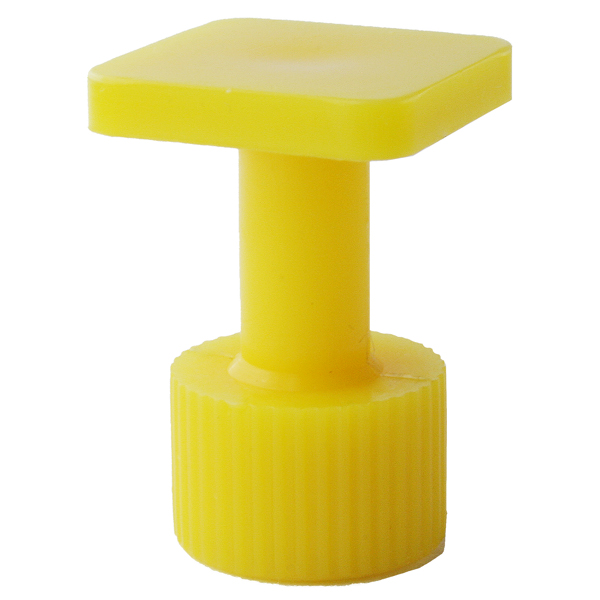 Glue tab with a smooth surface, d = 15 mm, square